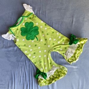 Ricrac and Ruffles St Patrick’s Day Romper